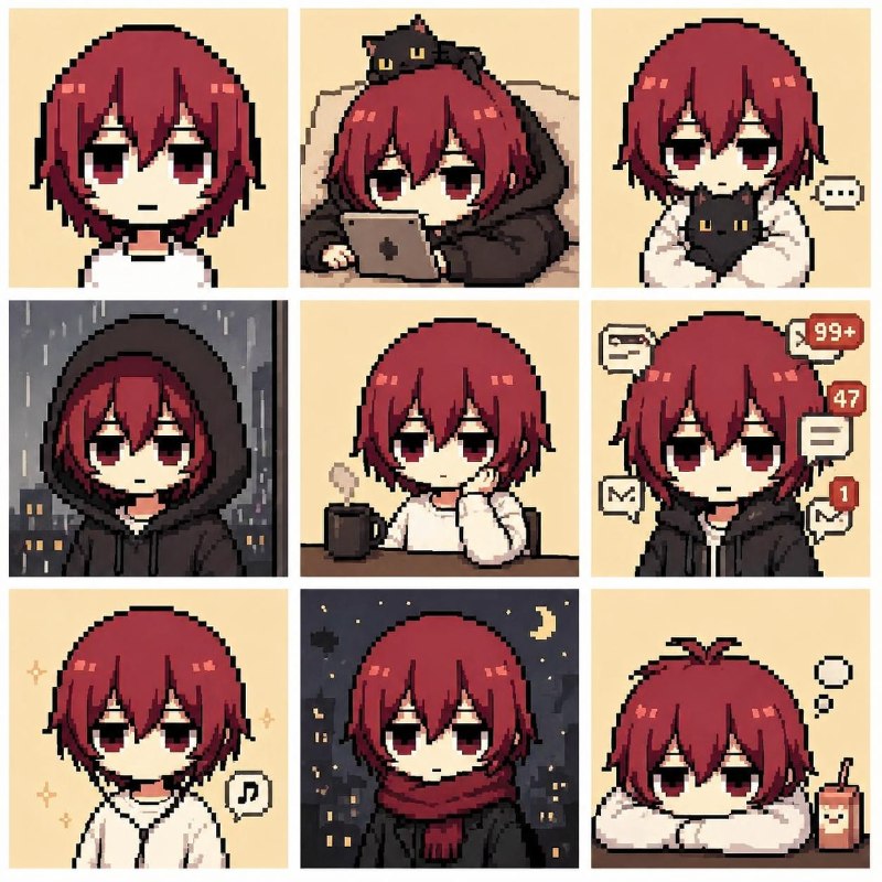 系列头像（要找些 Prompt 才行，创意不足）#gpt_image_2