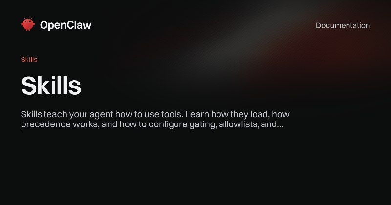 Skills · OpenClaw