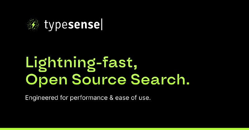 Typesense | Open Source Alternative to Algolia + Pinecone