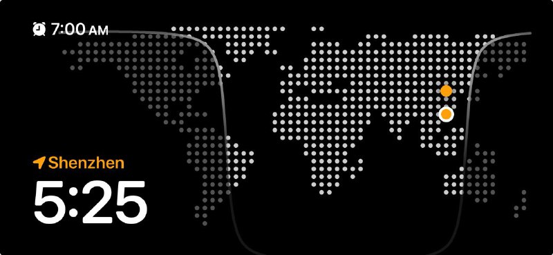 用这个方式来了解世界时间，还挺有趣的